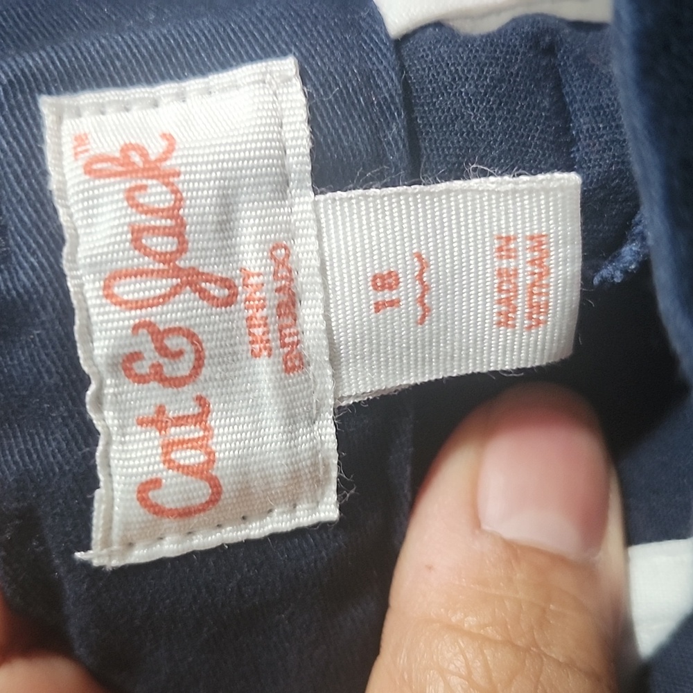 Cat & Jack Dark Blue Skinny Pants Size 18